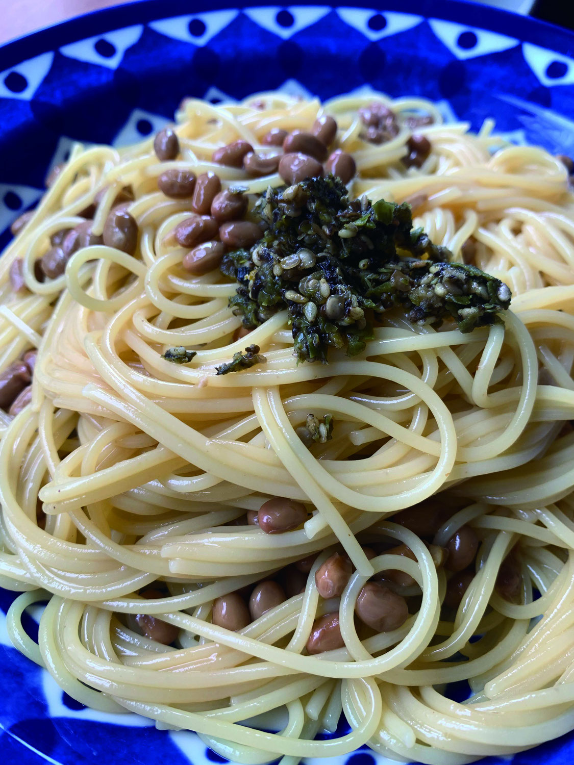 納豆スパゲッティ
