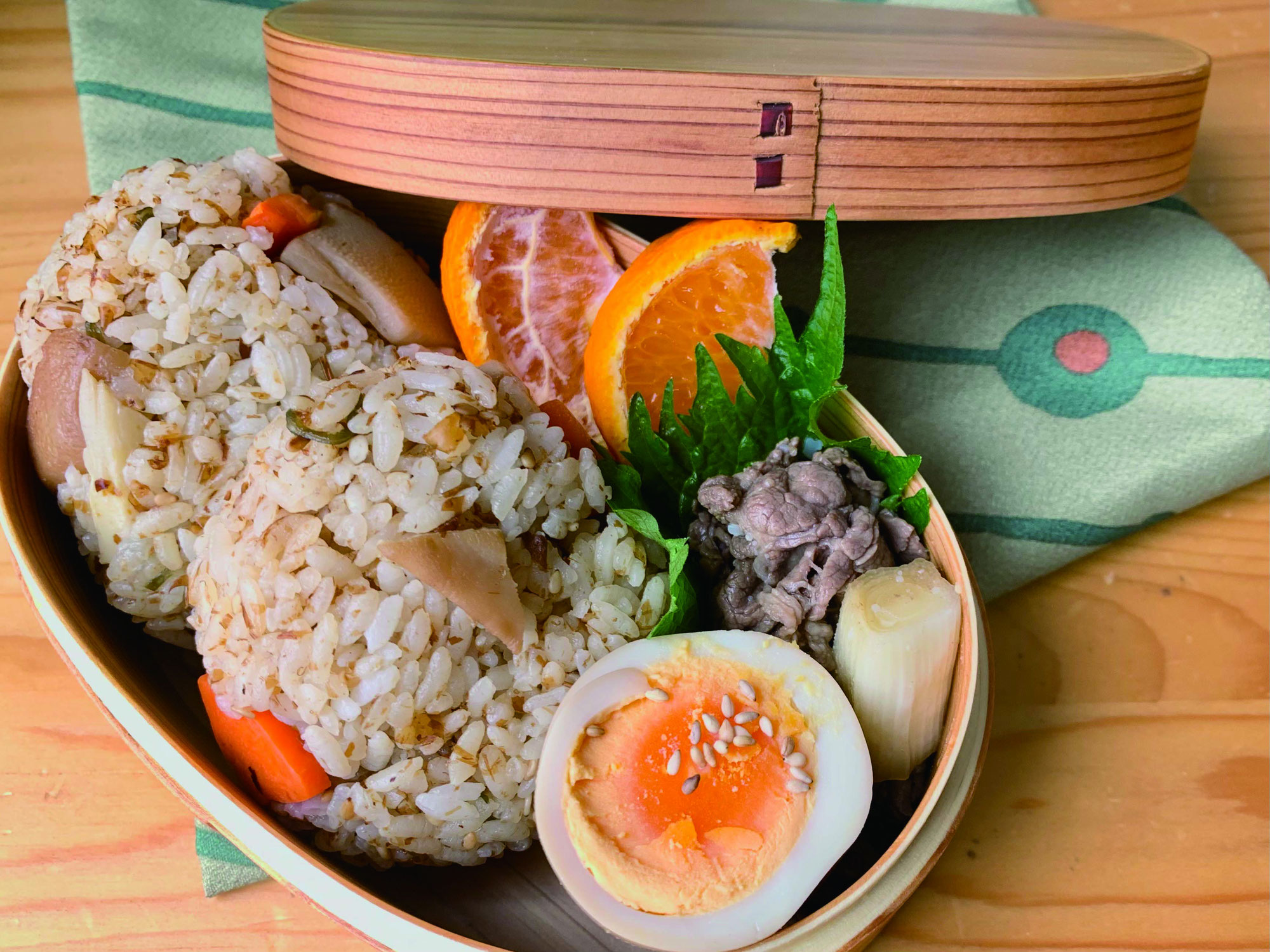 たけのこと極ふりかけの混ぜご飯