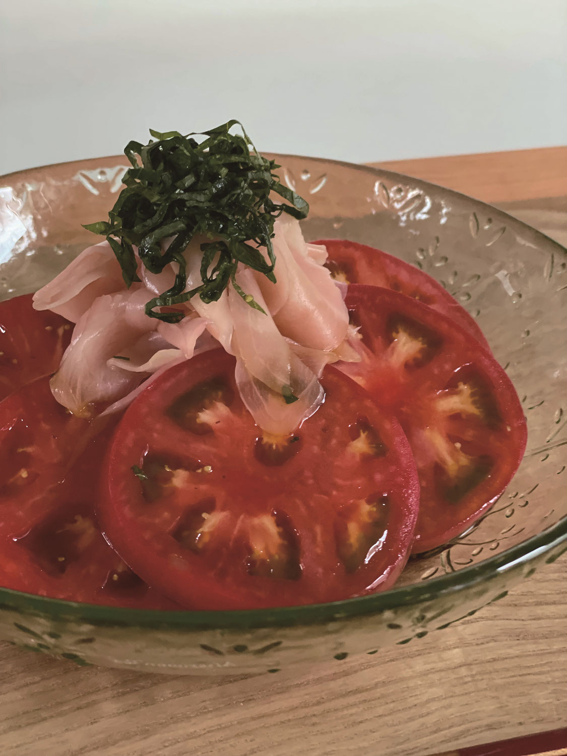 ひんやり夏の定番 ガリトマト
