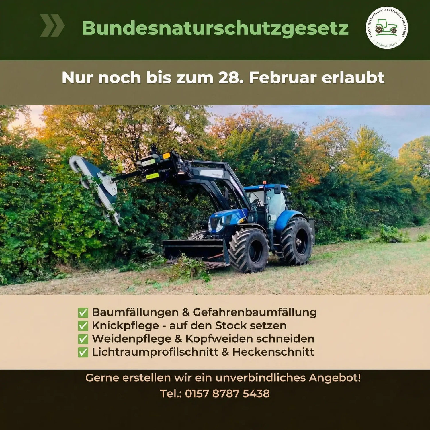 Bundesnaturschutzgesetz – Frist bis 28. Februar