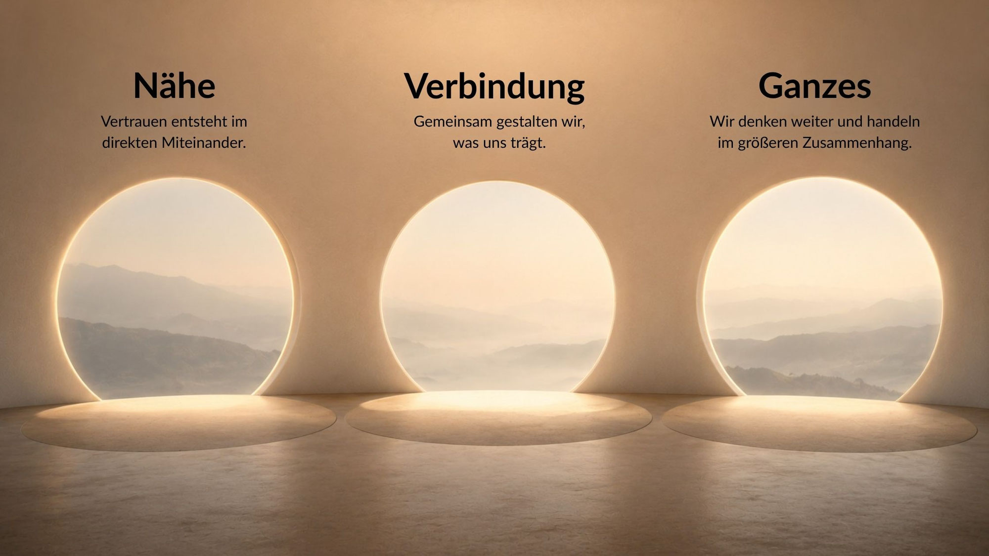 Drei Räume, die du in der Führung halten kannst