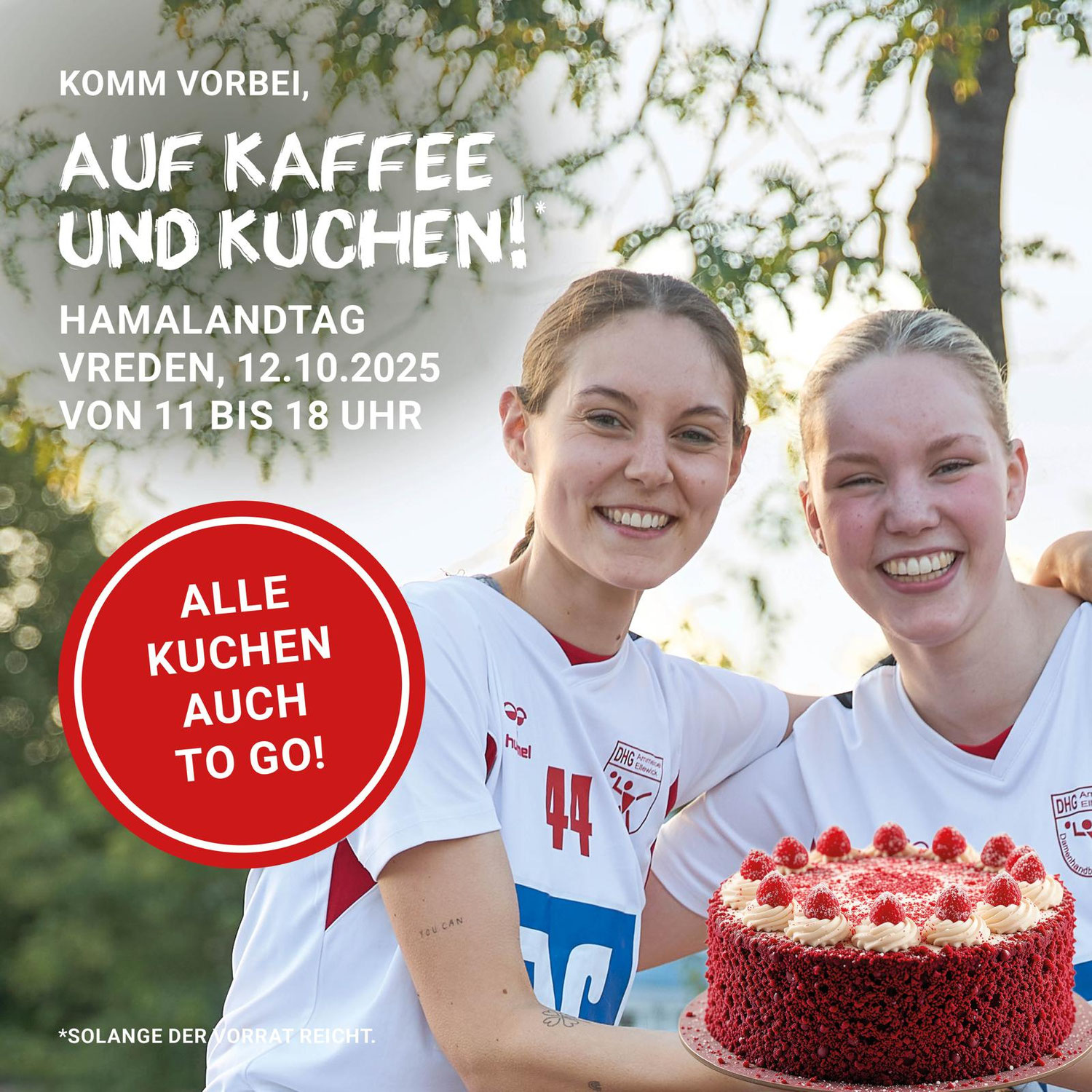 Komm' vorbei auf Kaffee & Kuchen