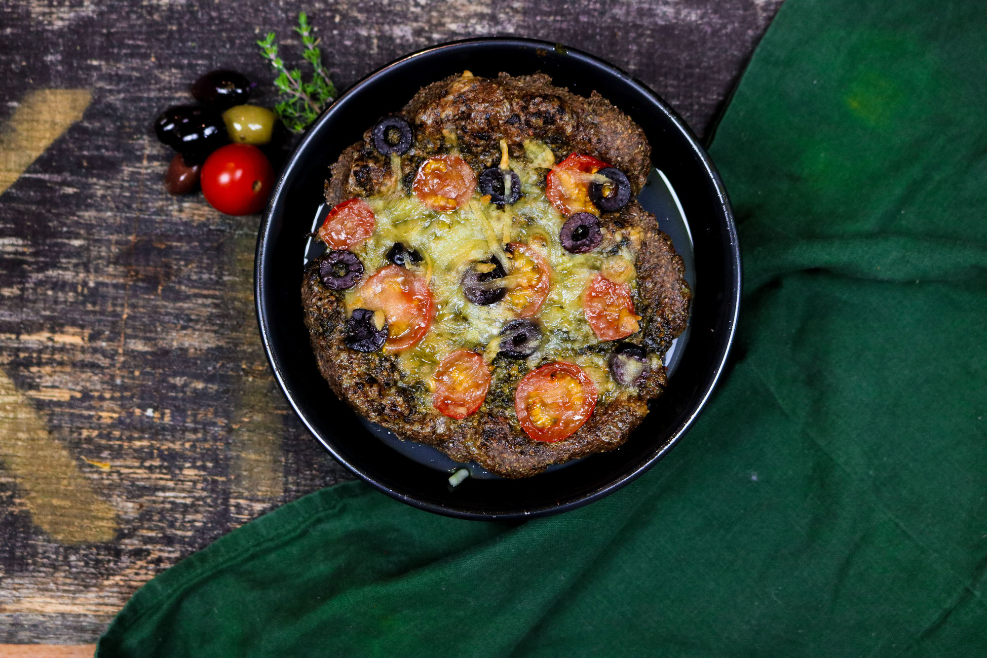 Glutenfreie einfache und schnelle Pizza