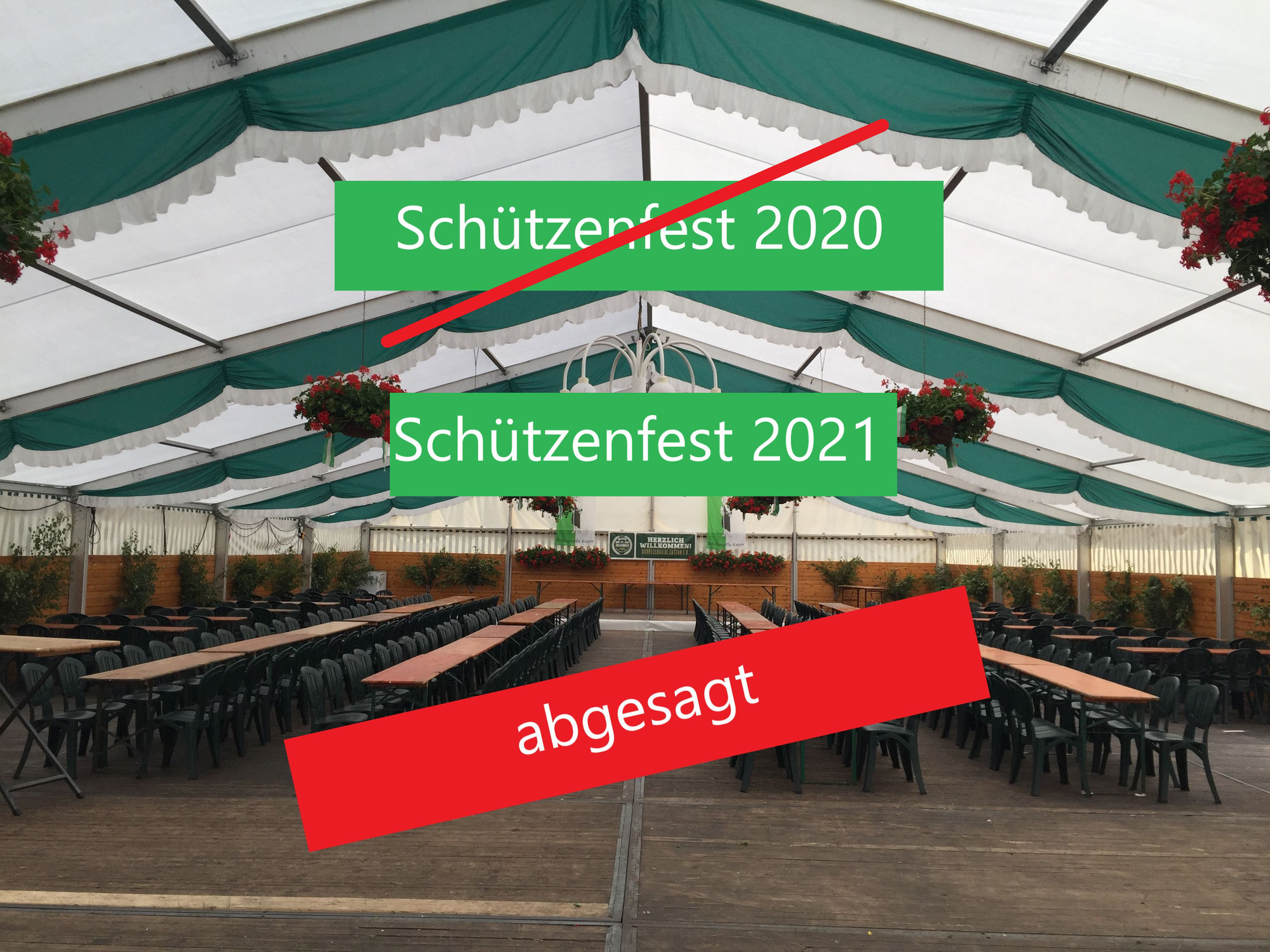 Absage Schützenfest 2021