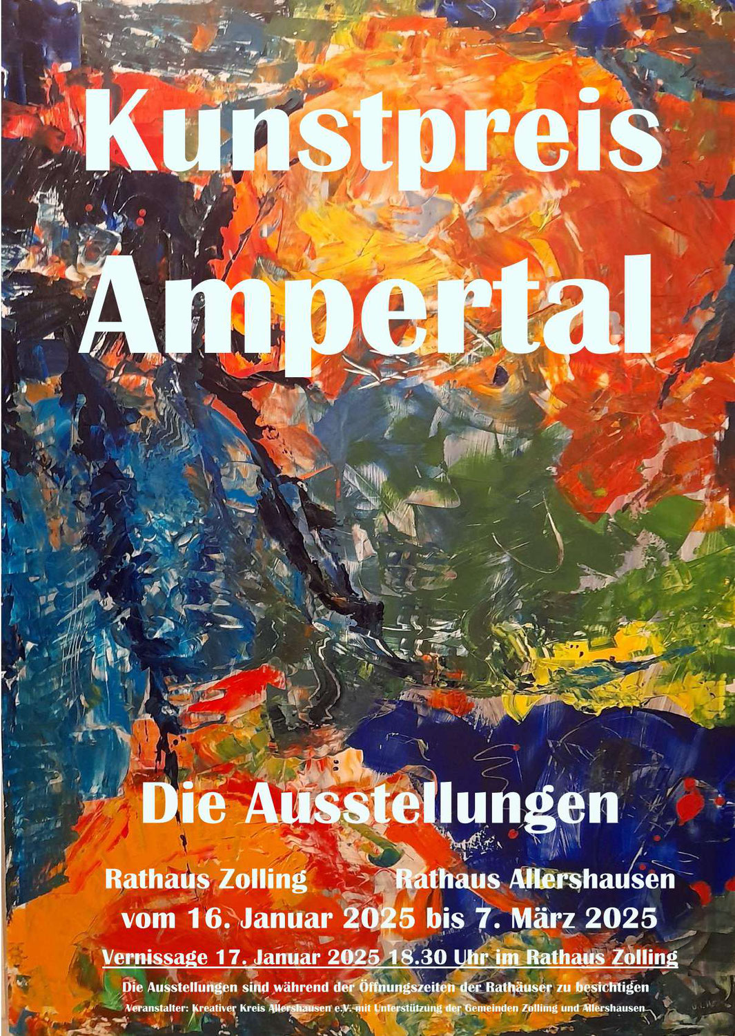 Nominierung mit "Bewegungen, Seitlicher Blick" beim Kunstpreis Ampertal 2024