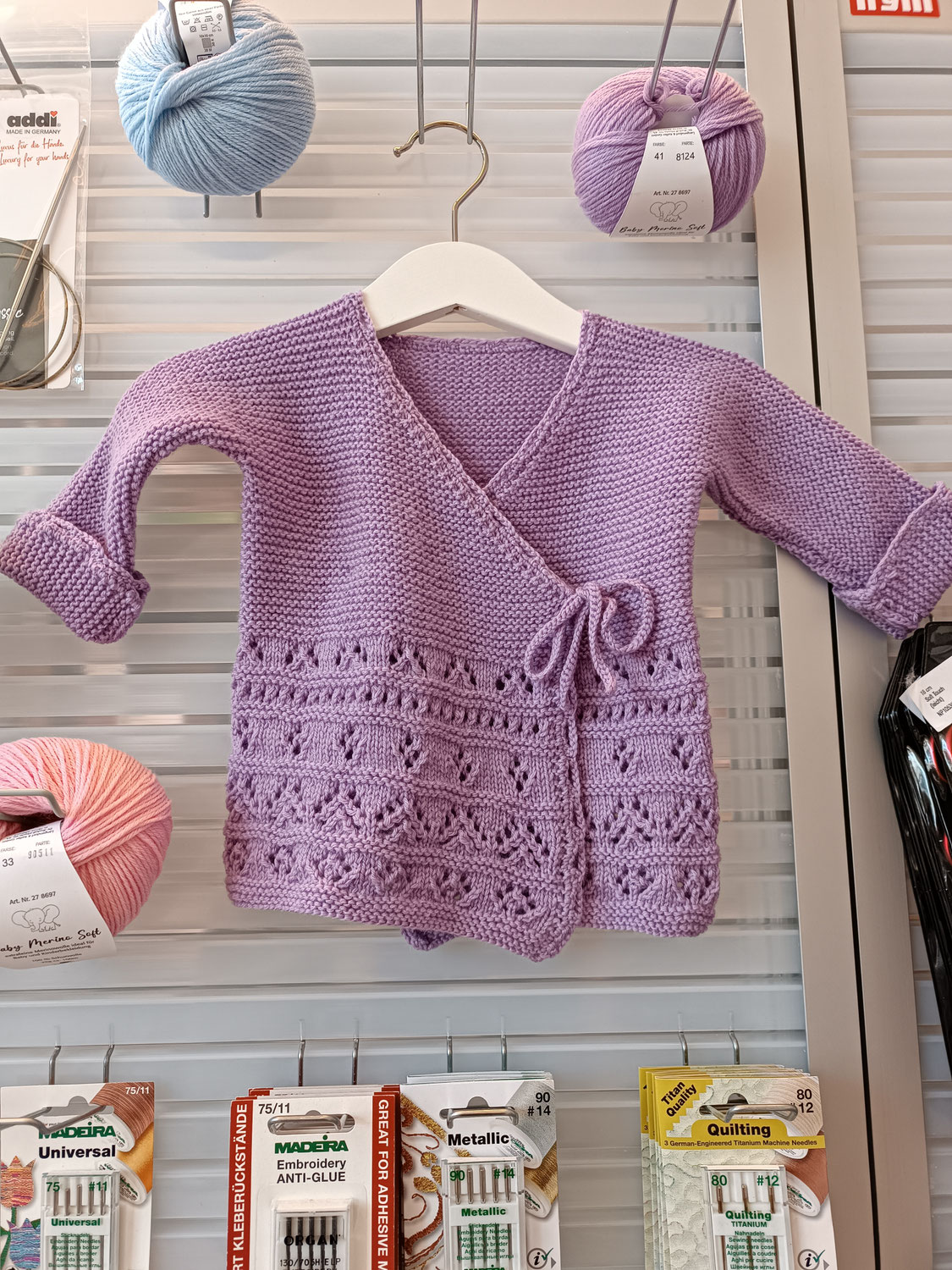 Wolle für Babykleidung