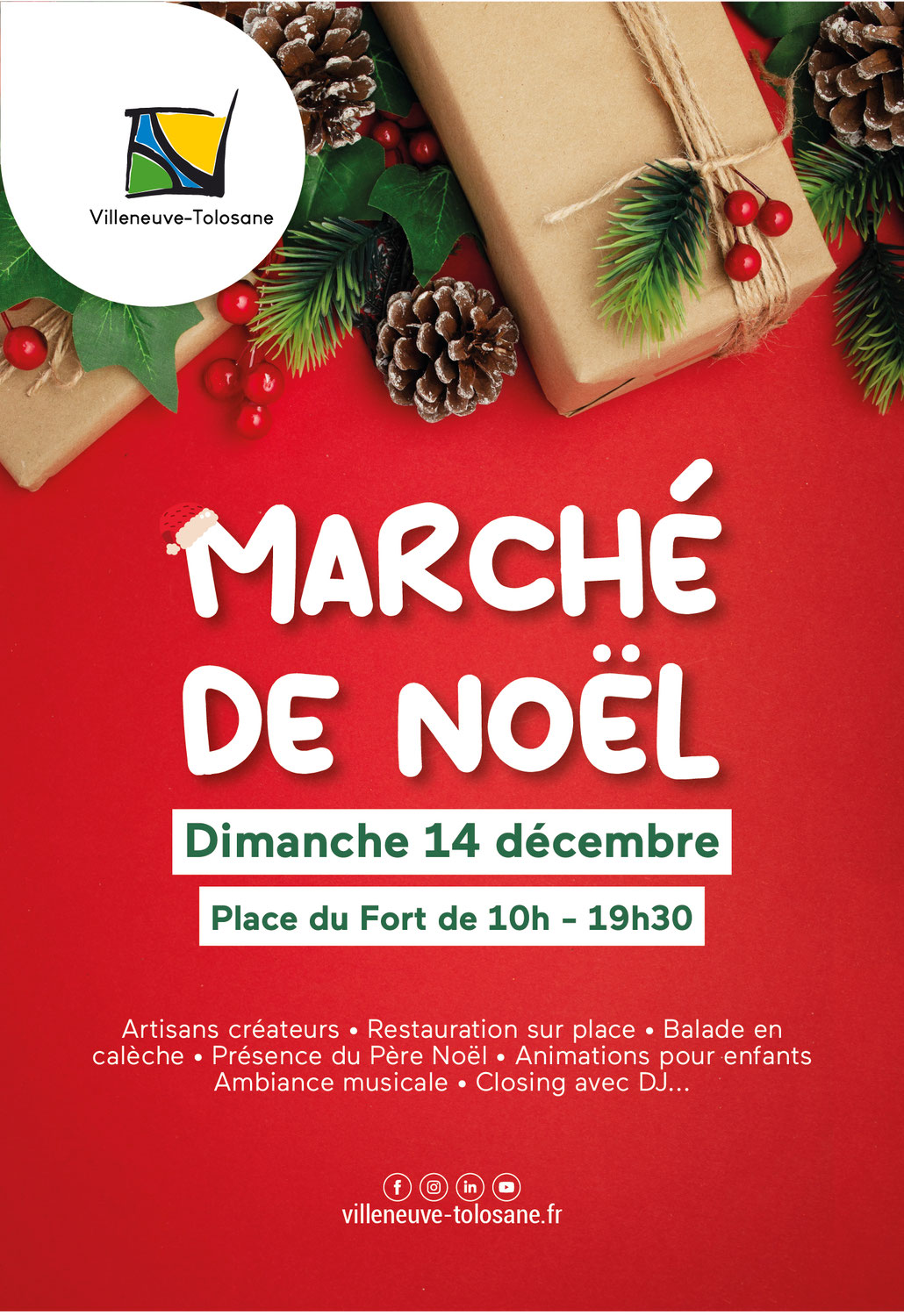 Marché de Noël de Villeneuve !