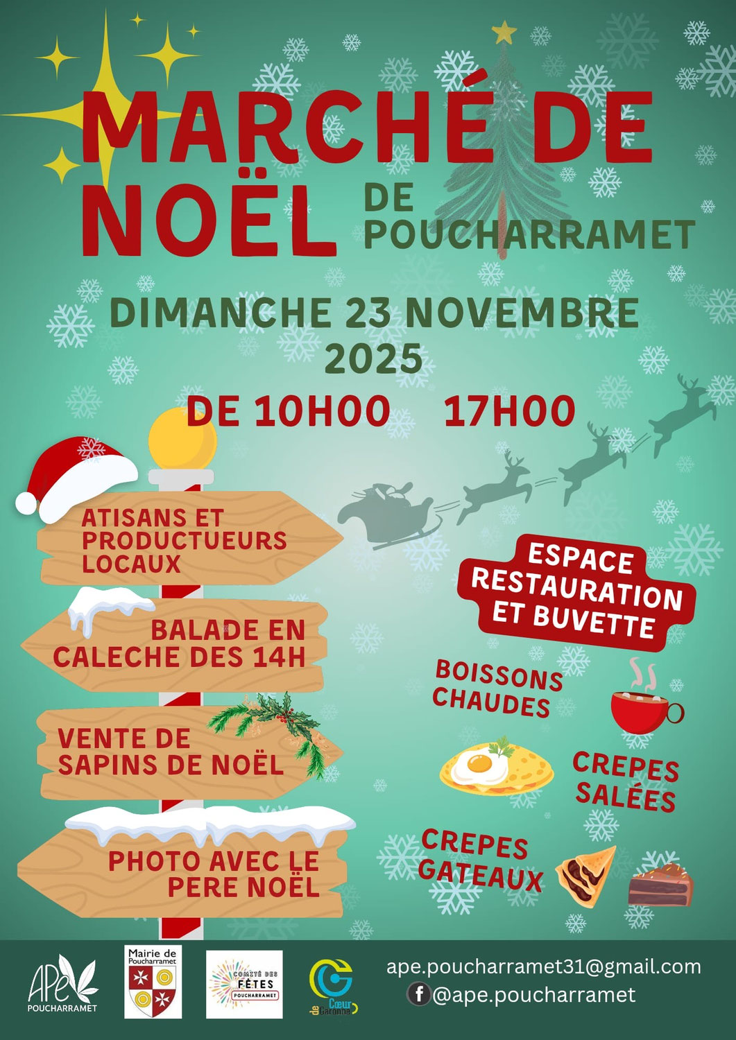 Marché de Noël à Poucharramet