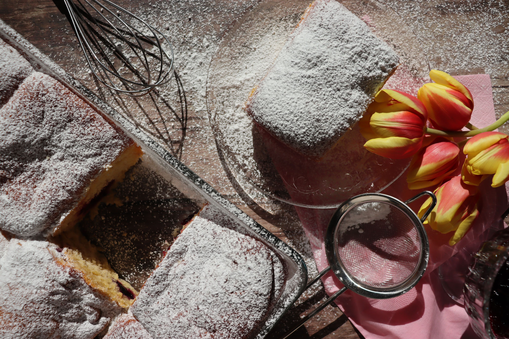 Buchteln mit Marmelade