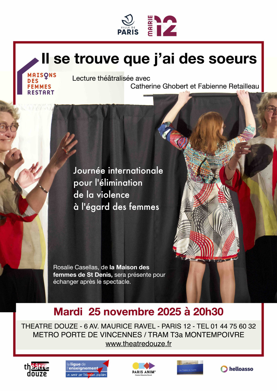 “Il se trouve que j’ai des sœurs” - 25 novembre 2025