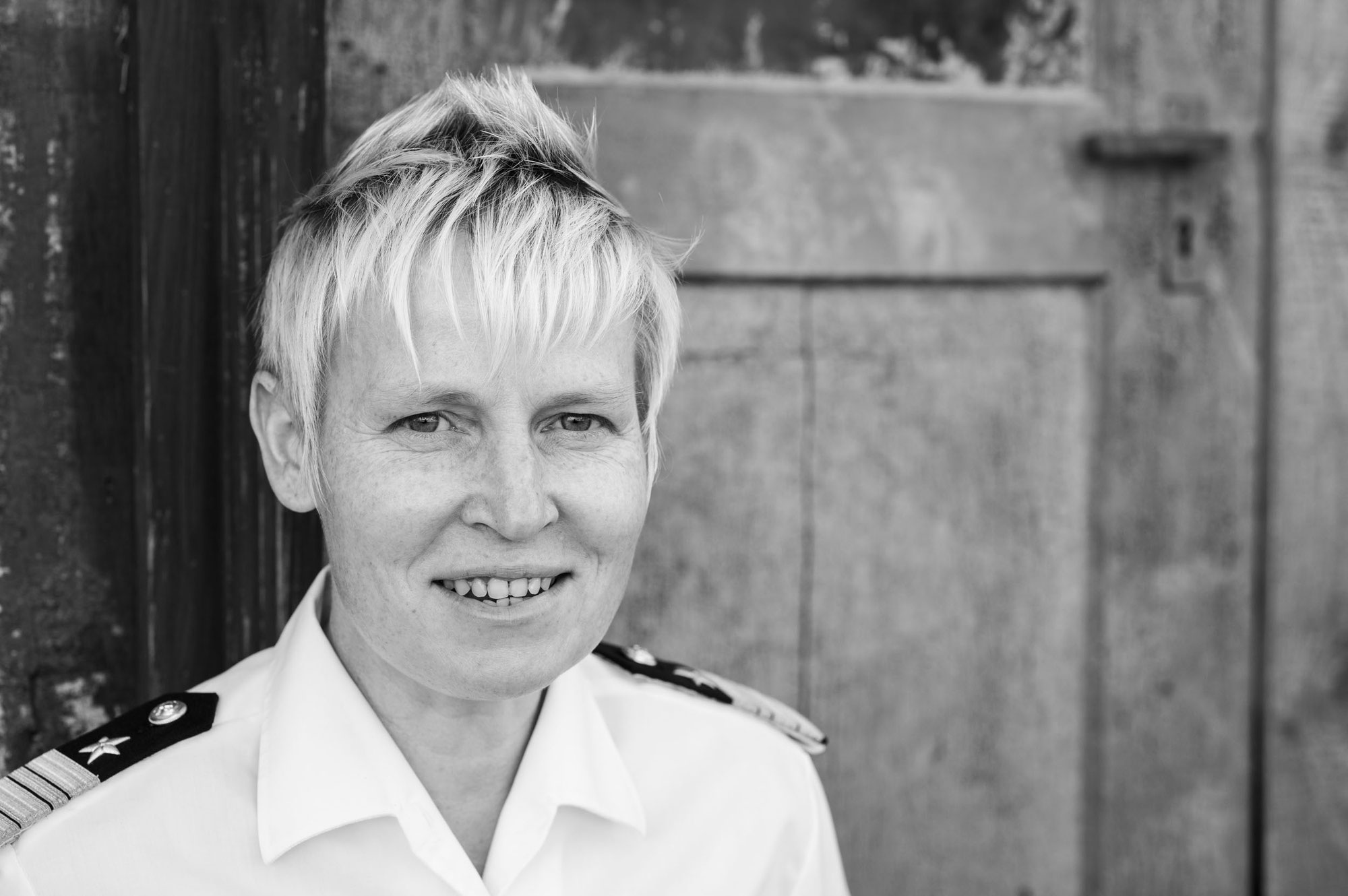 Unser Gesicht Anke läuft und hilft