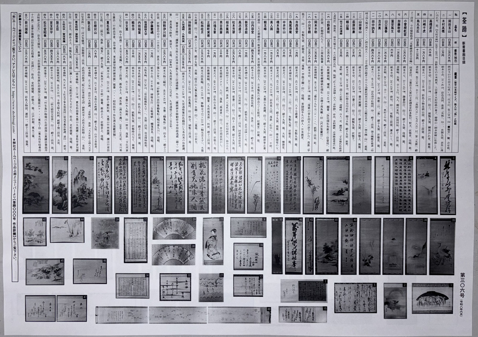「筌蹄」306号発行