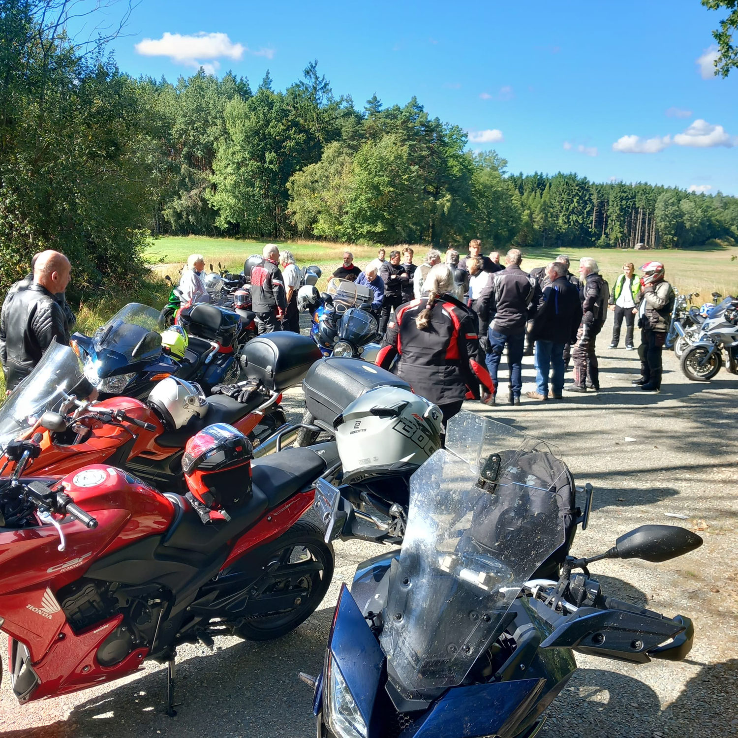 Motorradausfahrt am 31.8.2025 nach Thüringen