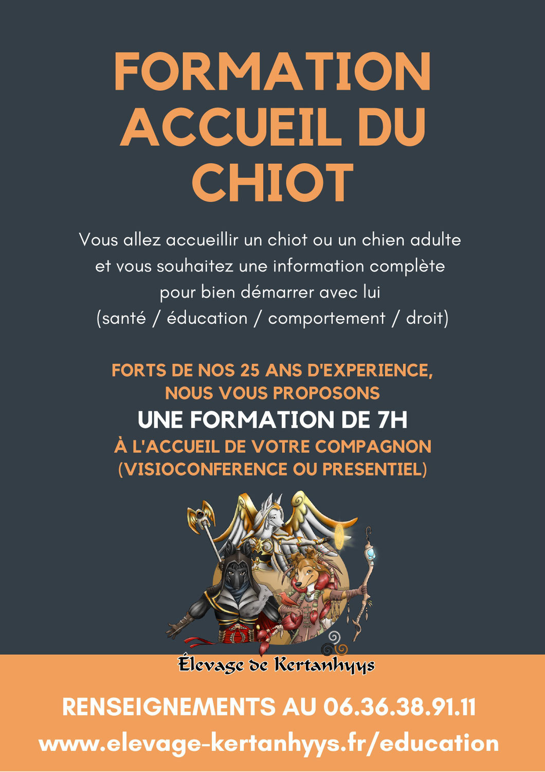 Une formation "Accueil du chiot" ? Pour quoi faire ?
