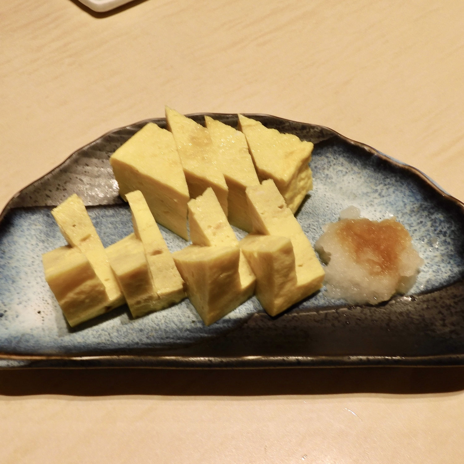 寿司屋のだし巻き卵