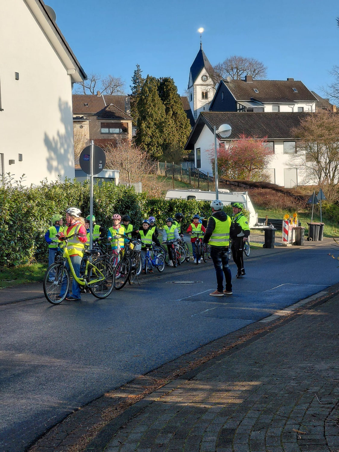 Fahrradtraining und Abschlussfahrt an der TWS
