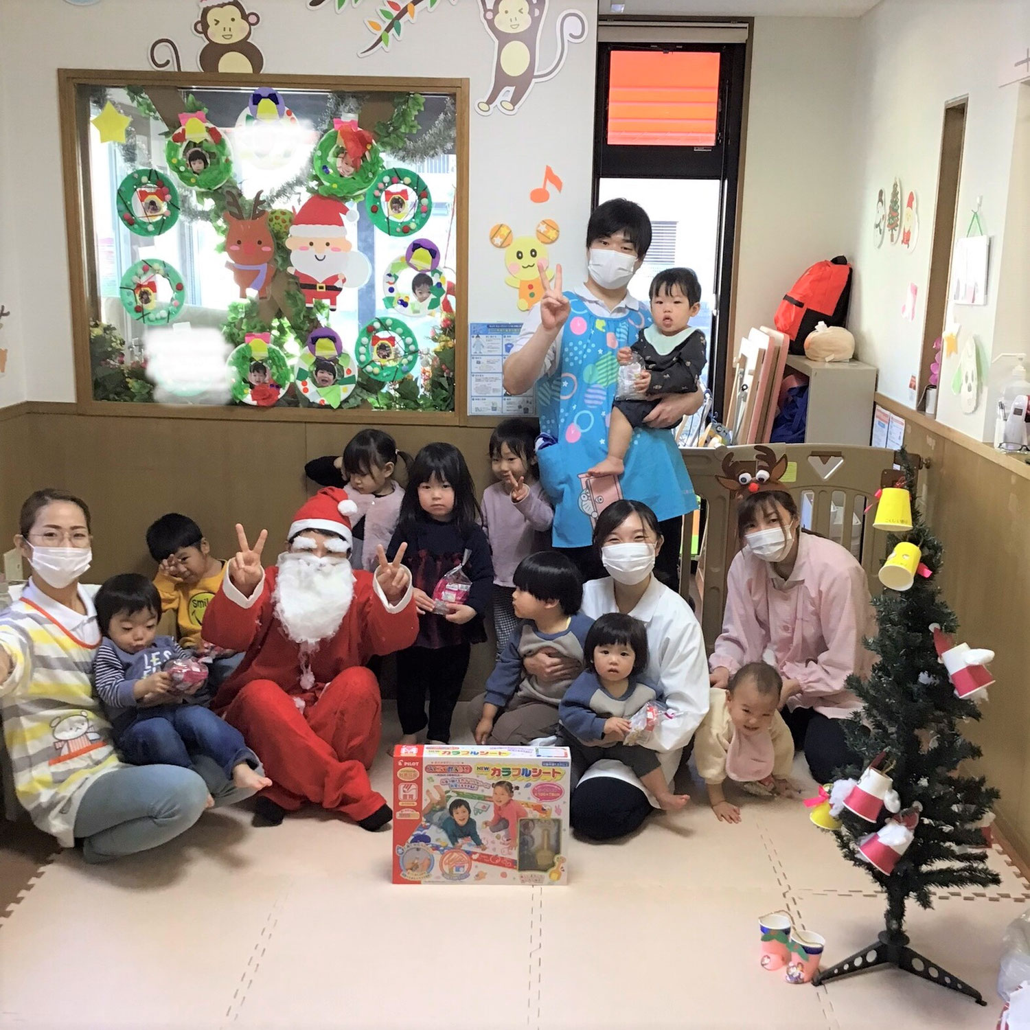 笑顔いっぱいのクリスマス会＆雪遊びに夢中♡