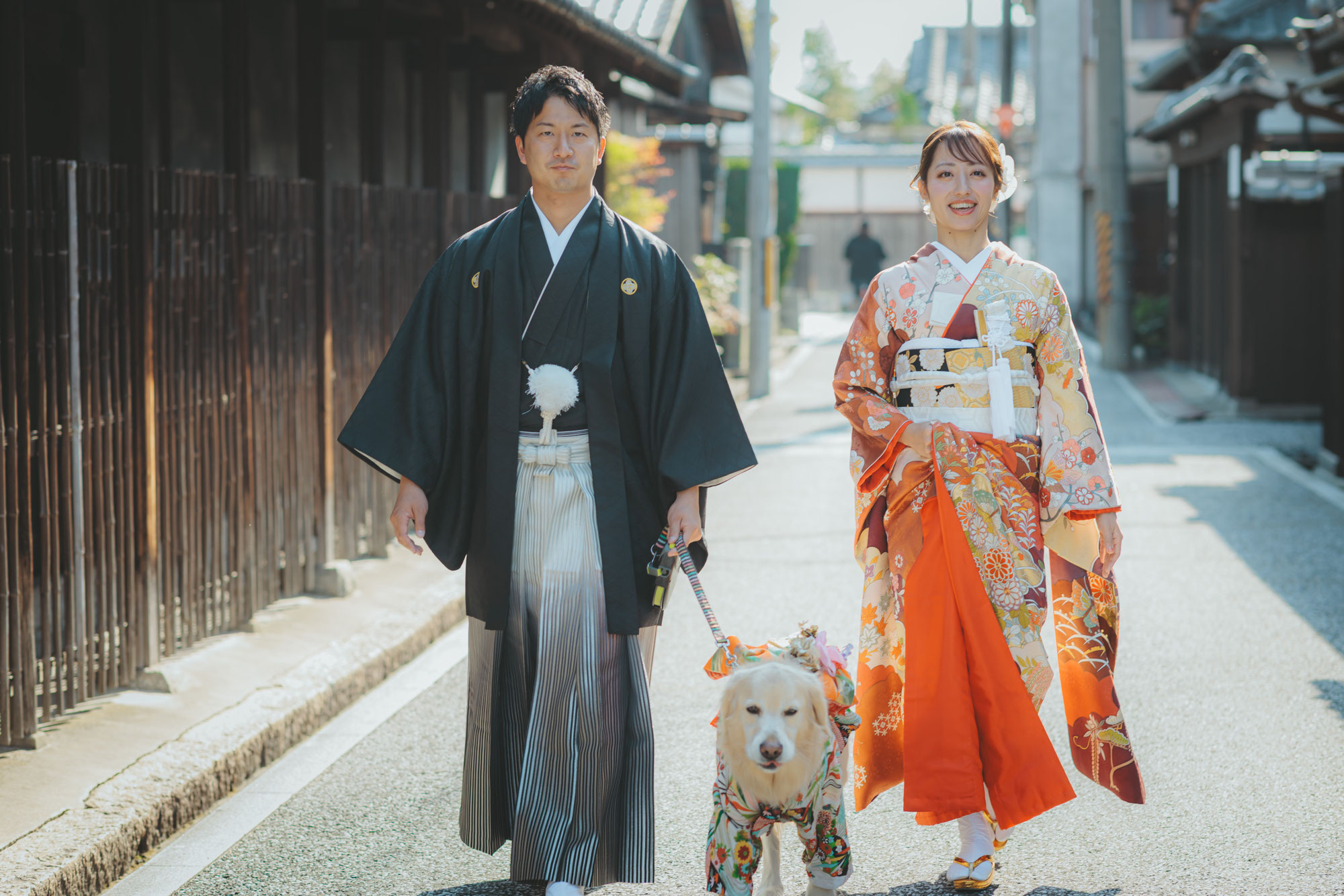 愛犬と一緒にウェディングフォト！が撮れる