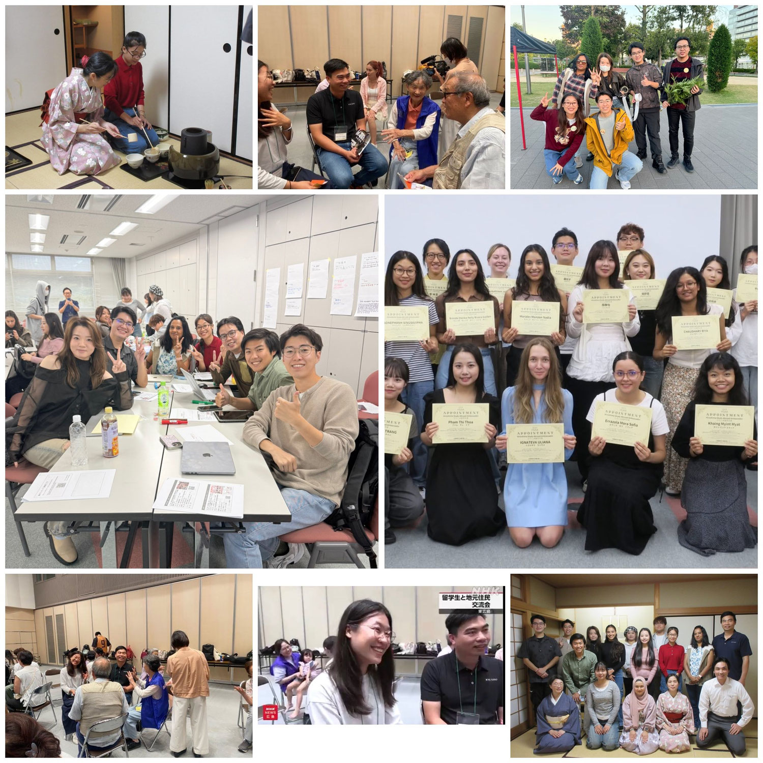 2月のBest Post①他の留学生や日本人との交流／Socializing with international students and Japanese
