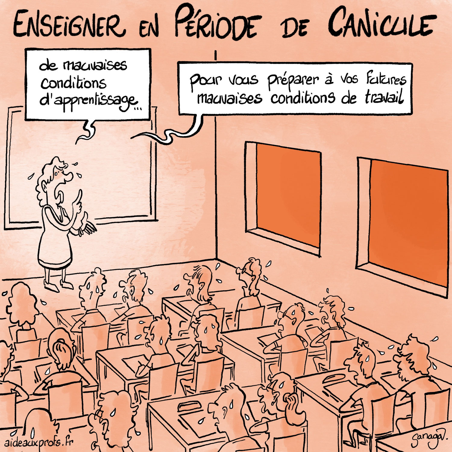 suffoquer en classe, le nouveau supplice pour les élèves et les profs