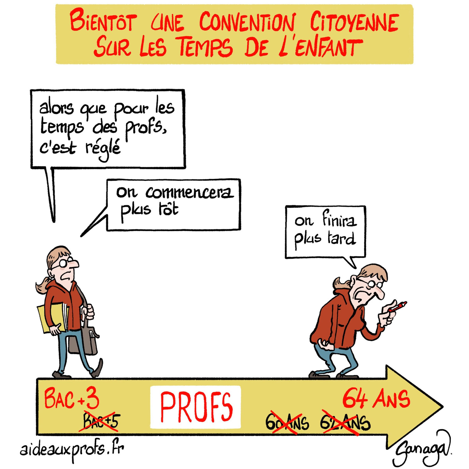 Une convention citoyenne sur les temps de l'enfant, comme prétexte pour dégrader le temps des profs