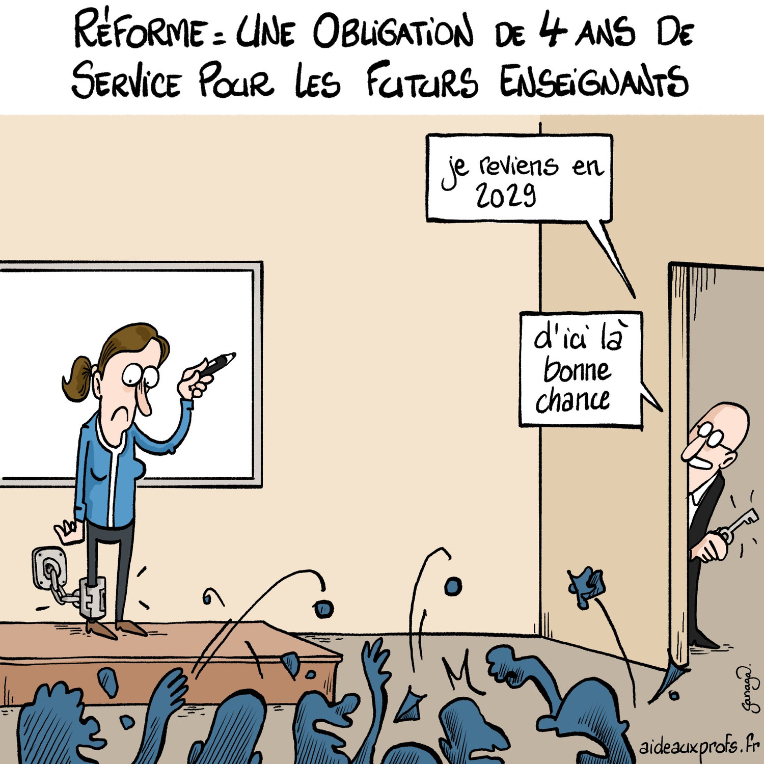 329 000 professeurs soit 37% des effectifs partent en retraite selon la DARES, c'est énorme ! Devenir Prof par concours n'est plus une bonne idée