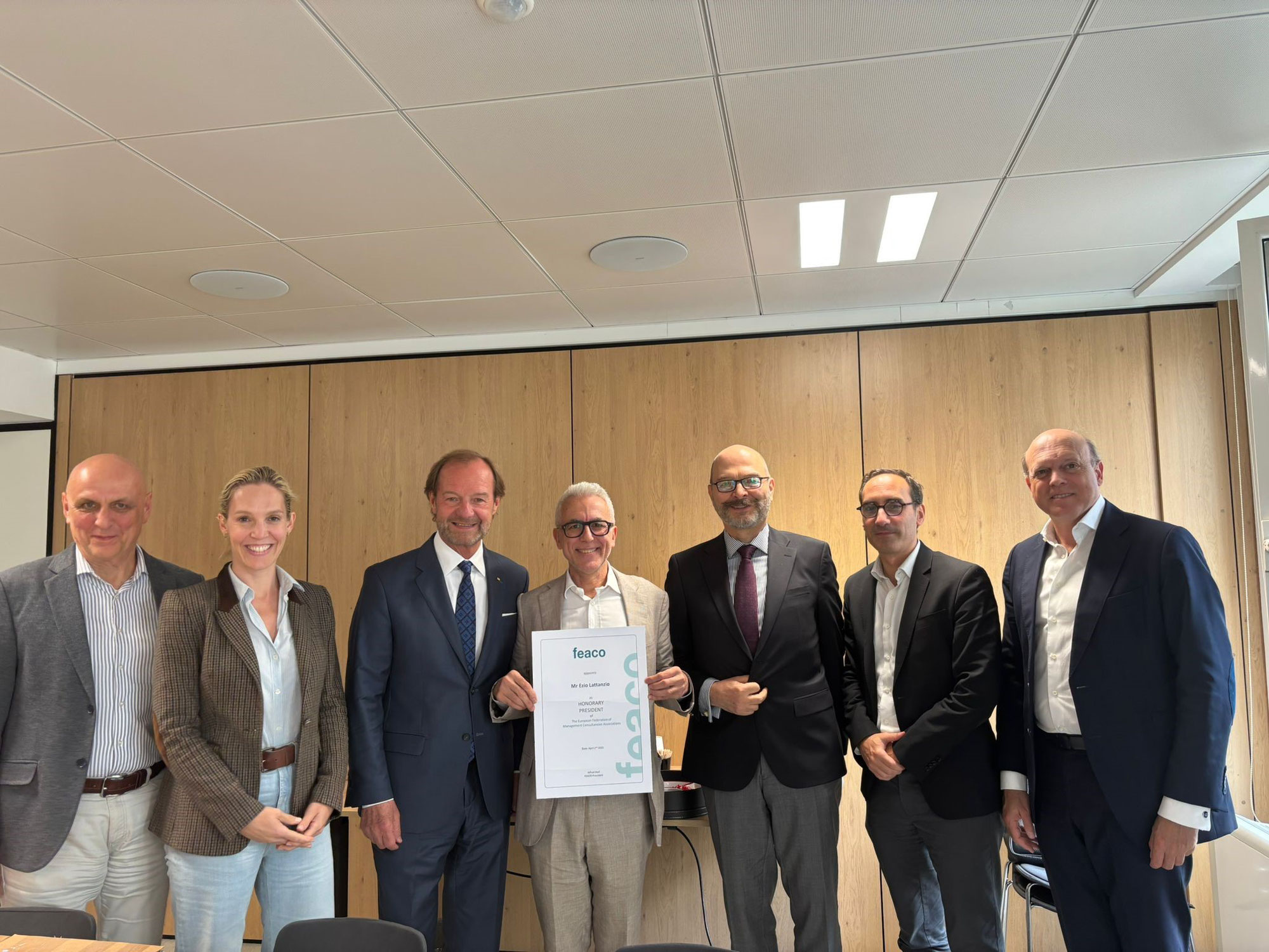 Ezio Lattanzio & Matthias Loebich new FEACO Honorary Presidents