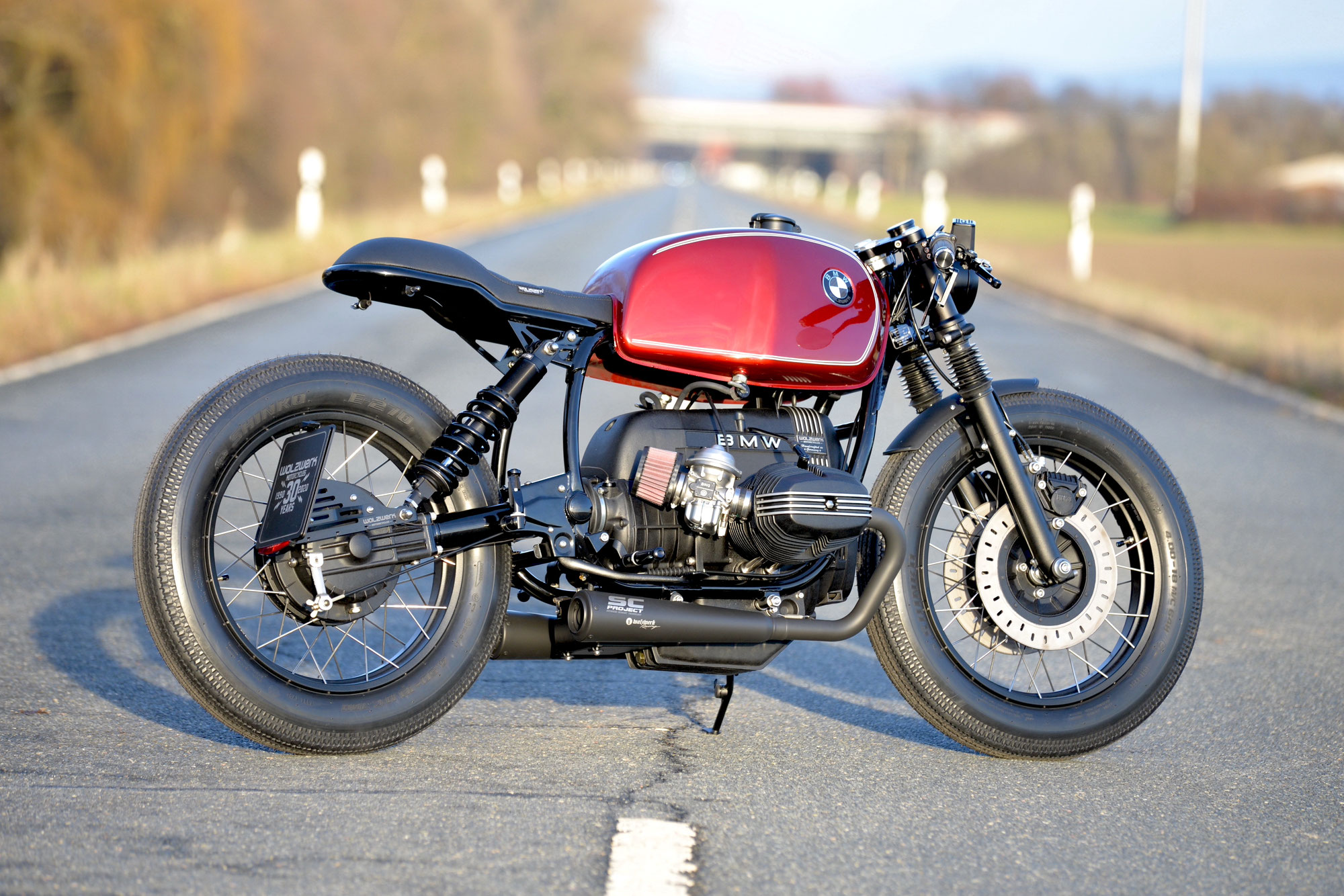 New Bike: SCHIZZO® Cafe Racer in "Ruby-Red"!