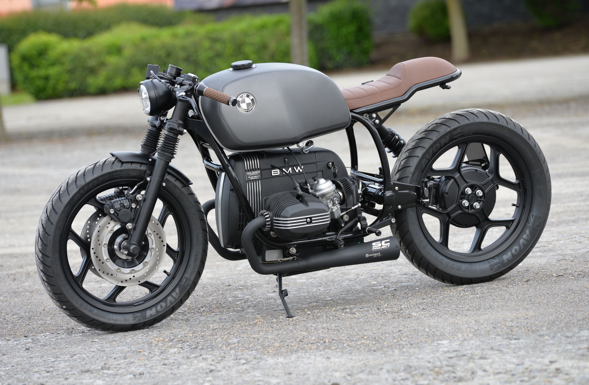 New Bike: SCHIZZO® Cafe Racer in Porsche "achat-grey"!