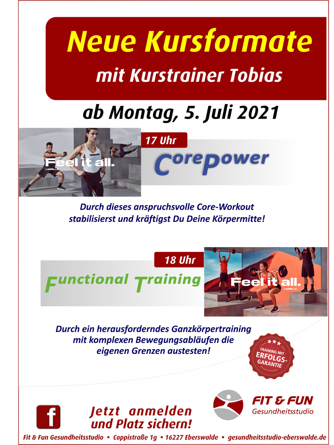 Neue Kursformate warten auf Euch!