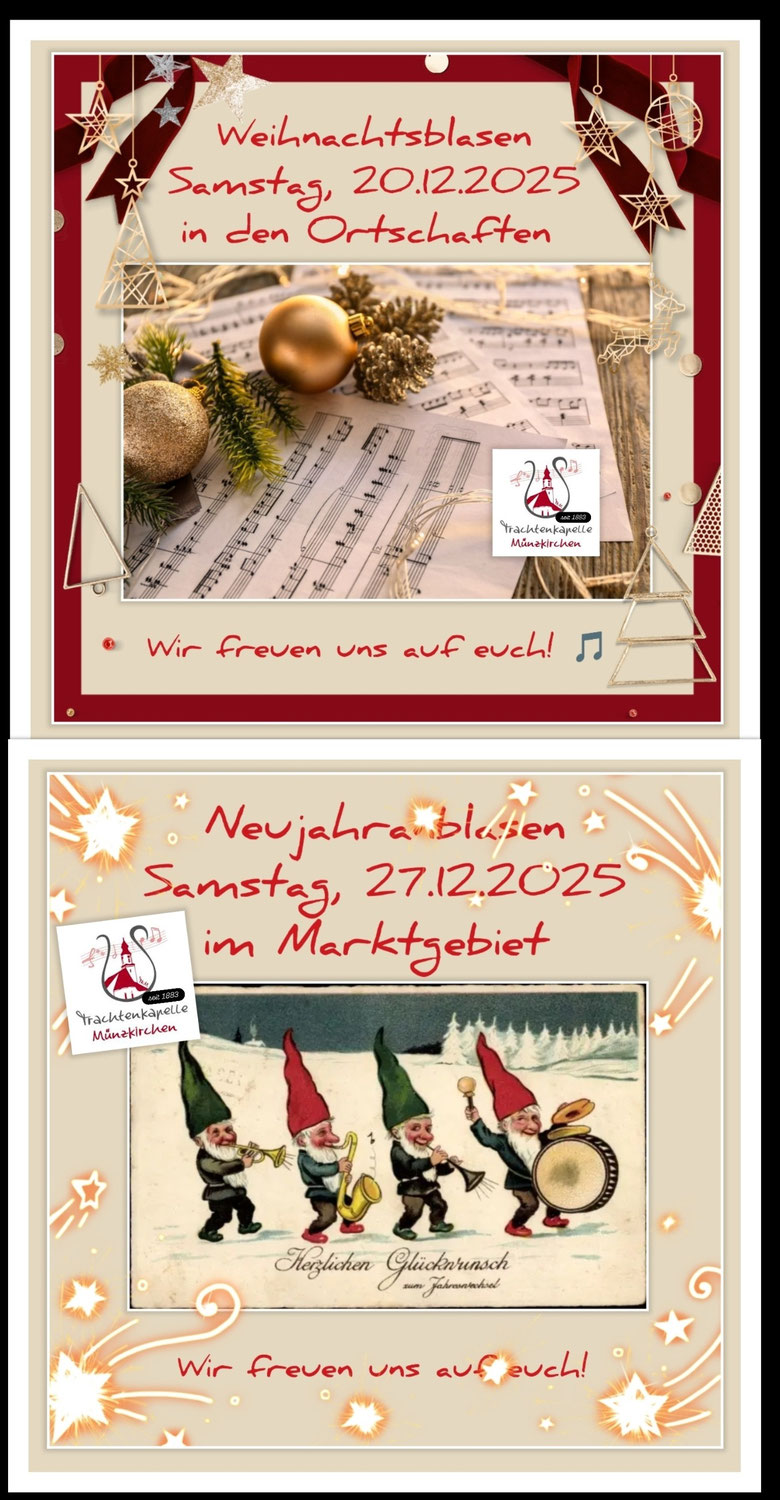 Weihnachtsblasen/Neujahranblasen