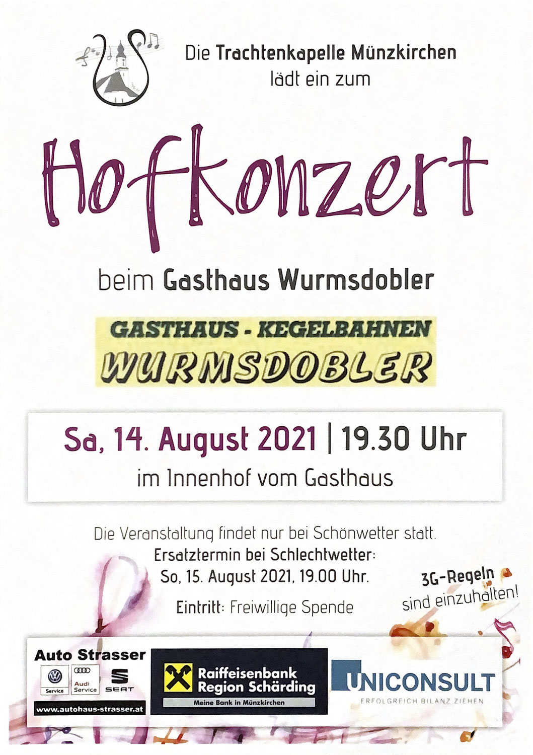 Hofkonzert beim GH Wurmsdobler