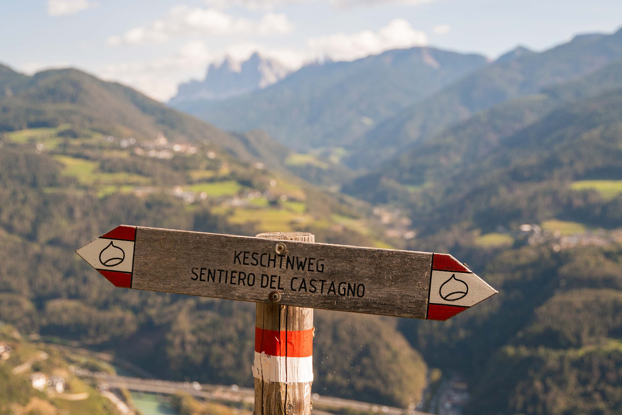 KESCHTNWEG Eisacktaler Kastanienweg • Wandern & Törggelen | Brixen - Südtirol