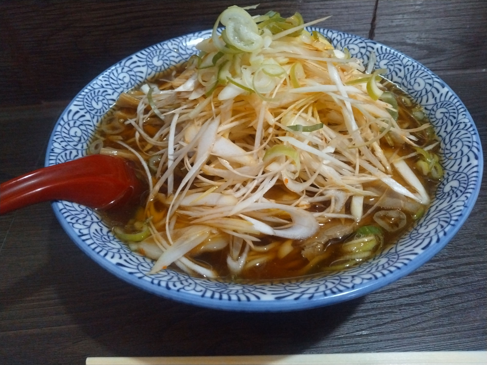 げっくりがっくりすいようびの中華そば大盛+ネギ
