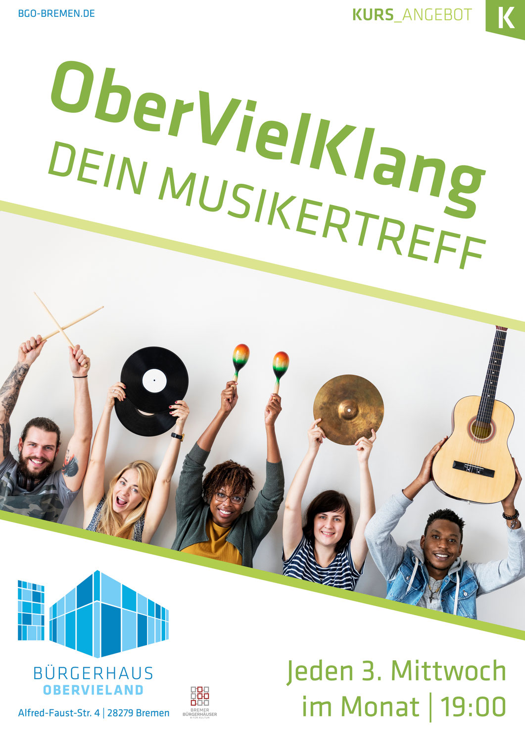 ENTFÄLLT: OberVielKlang Konzert in Kattenturm-Mitte 24.06.2026 um 19.00 Uhr