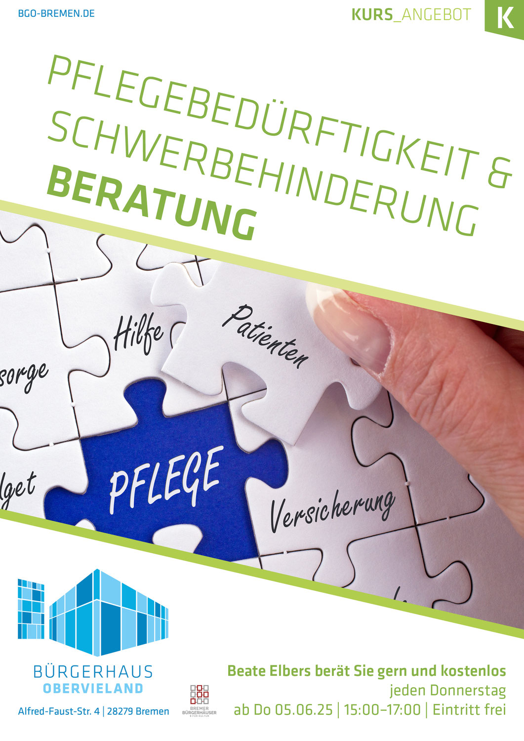 Neues Beratungsangebot im BGO ab 05.06.2025