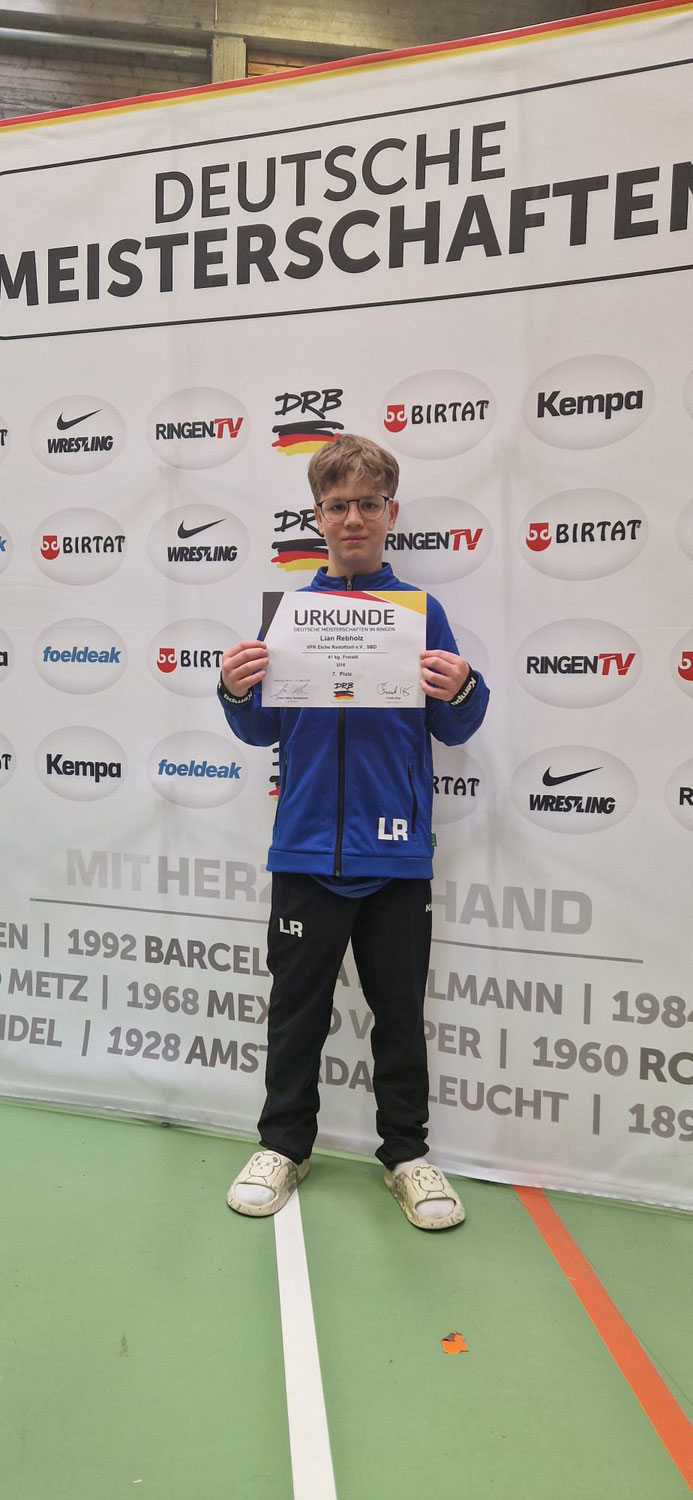 7. Deutscher Meister Lian Rebholz
