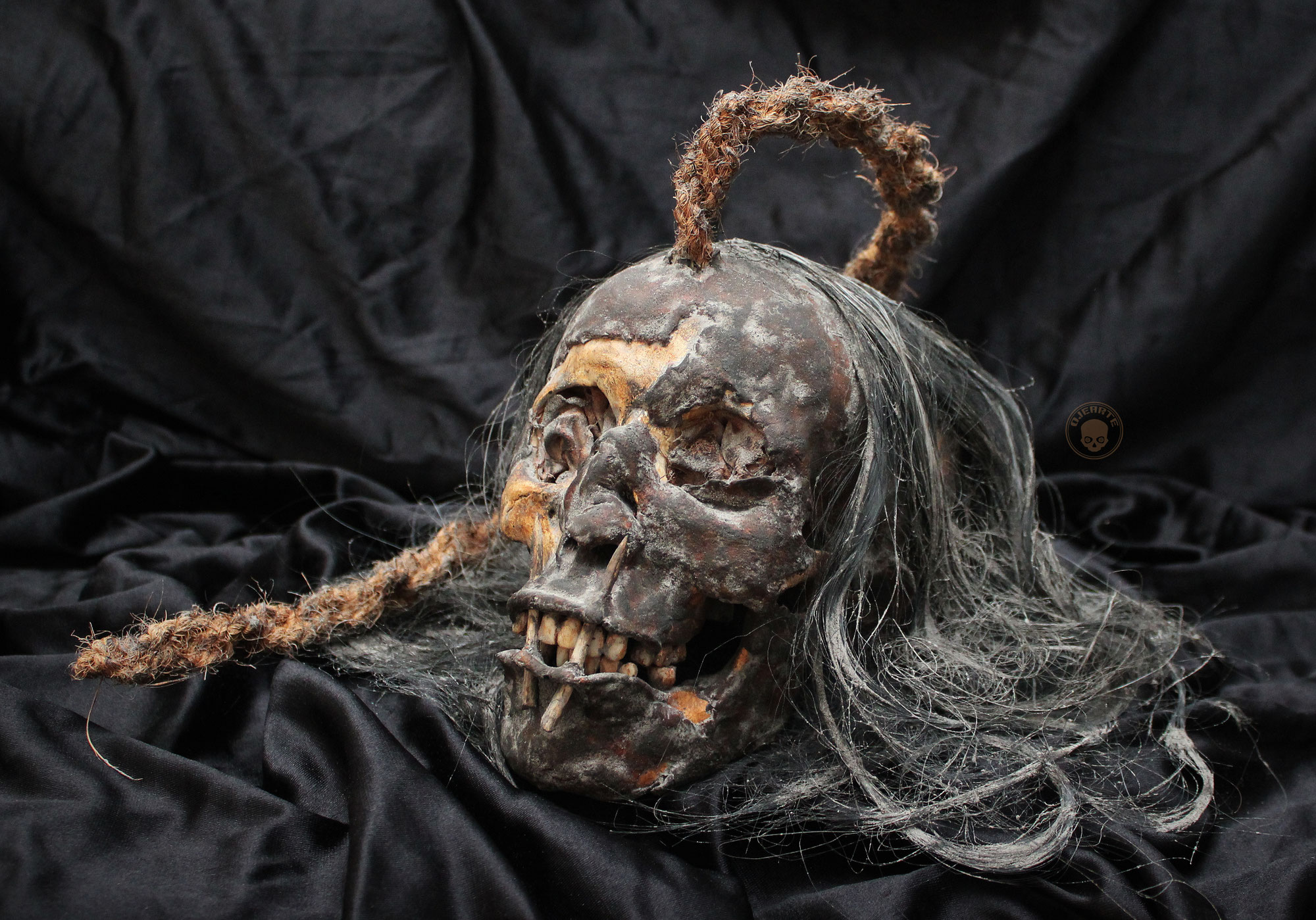 Cabeza trofeo Nazca / Nazca trophy head