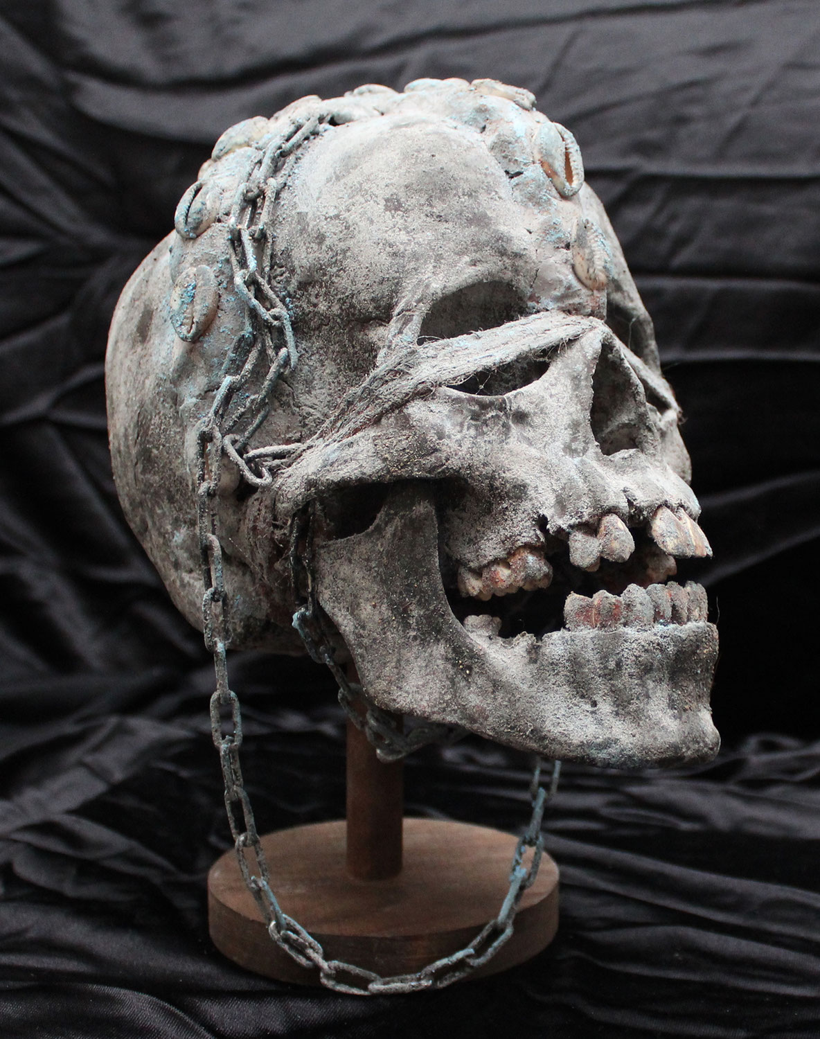 Cráneo vudú KOTA (Gabón / Congo) Voodoo skull KOTA