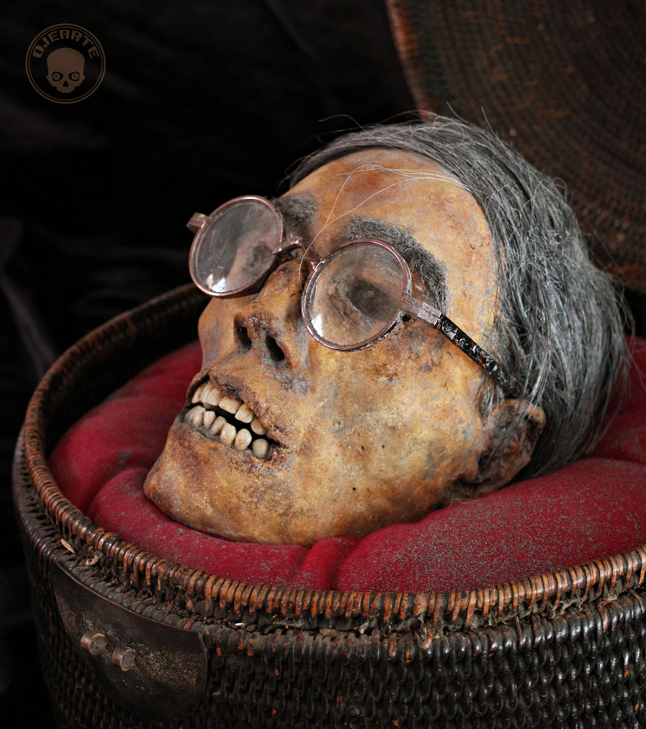 Toraja mummy head