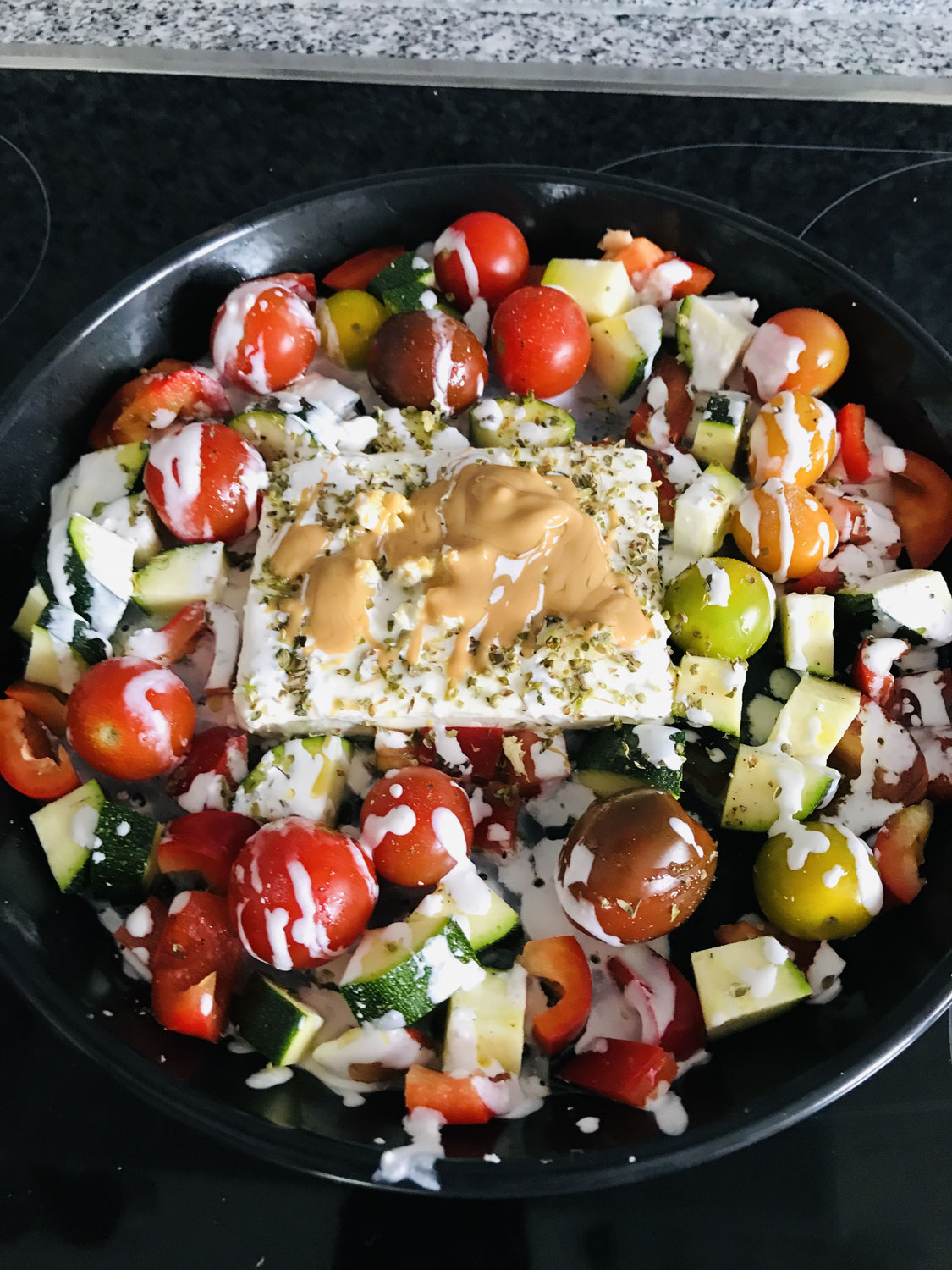 Ofen-Feta-Gemüse