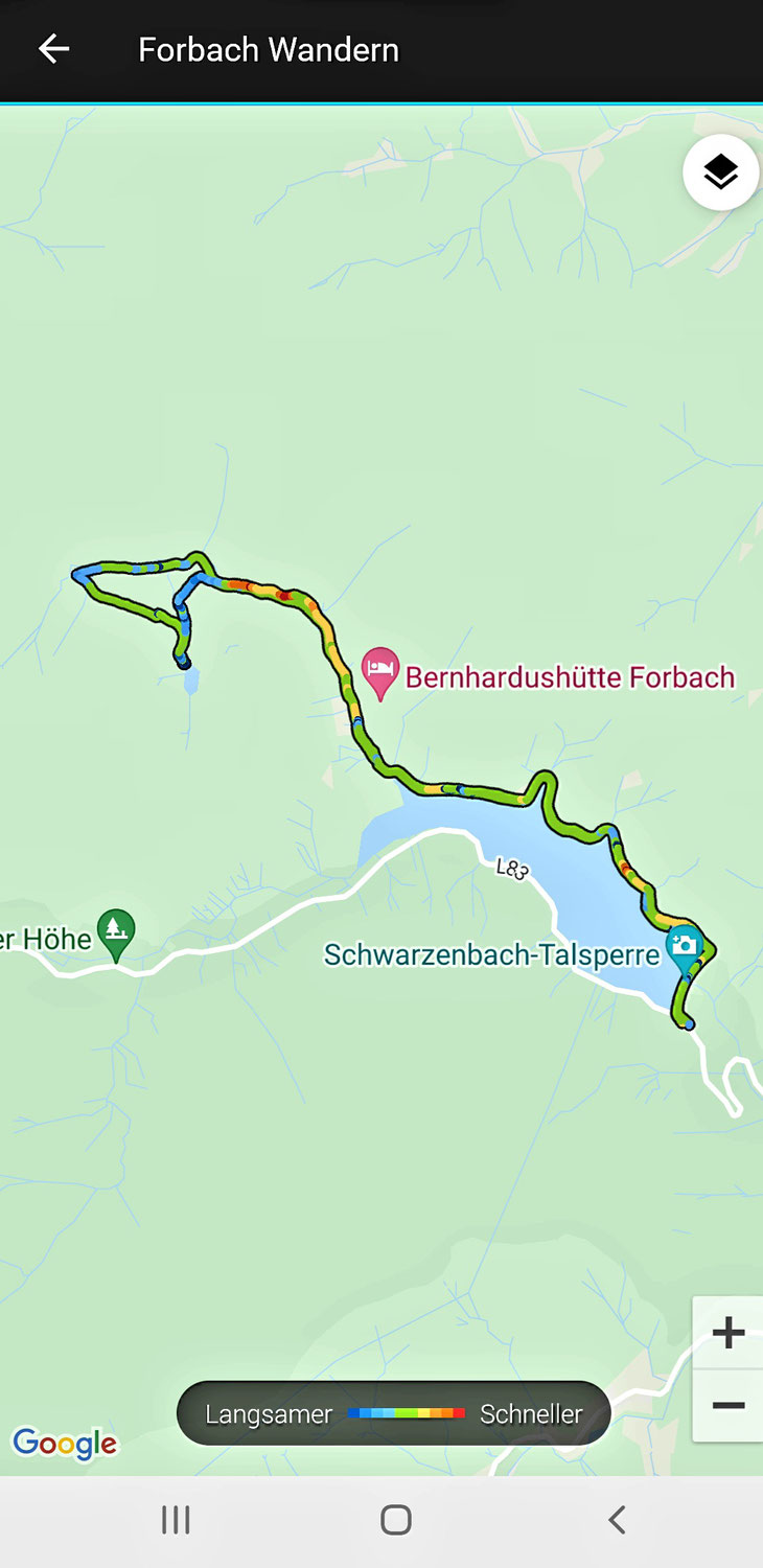 Von der Schwarzenbachtalsperre zum Herrenwies See (Karsee)
