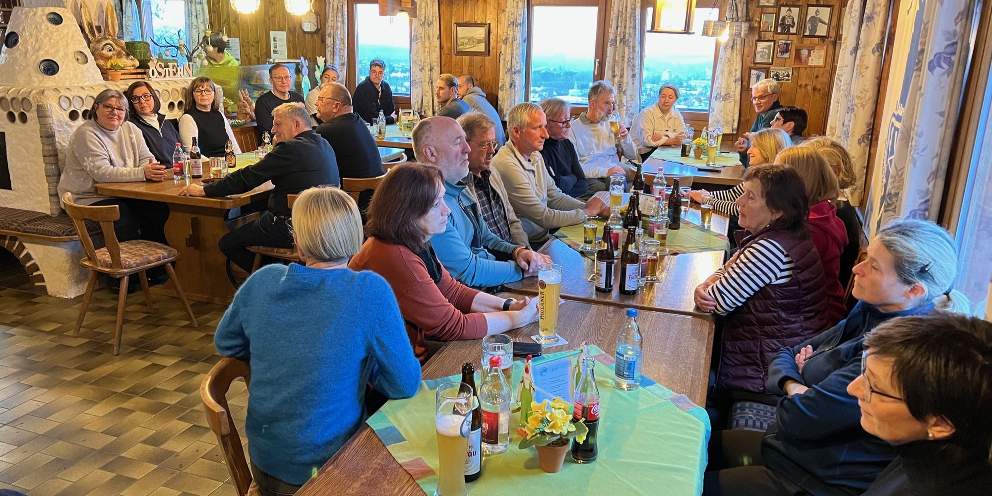 Helferfest auf der Skihütte