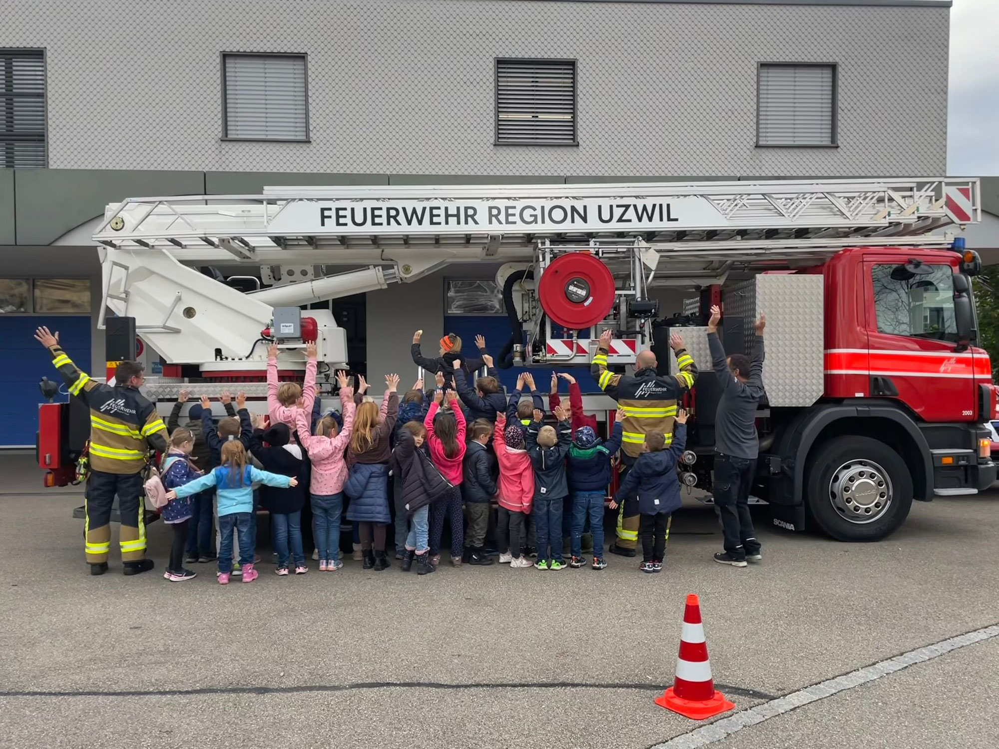 Besuch bei der Feuerwehr