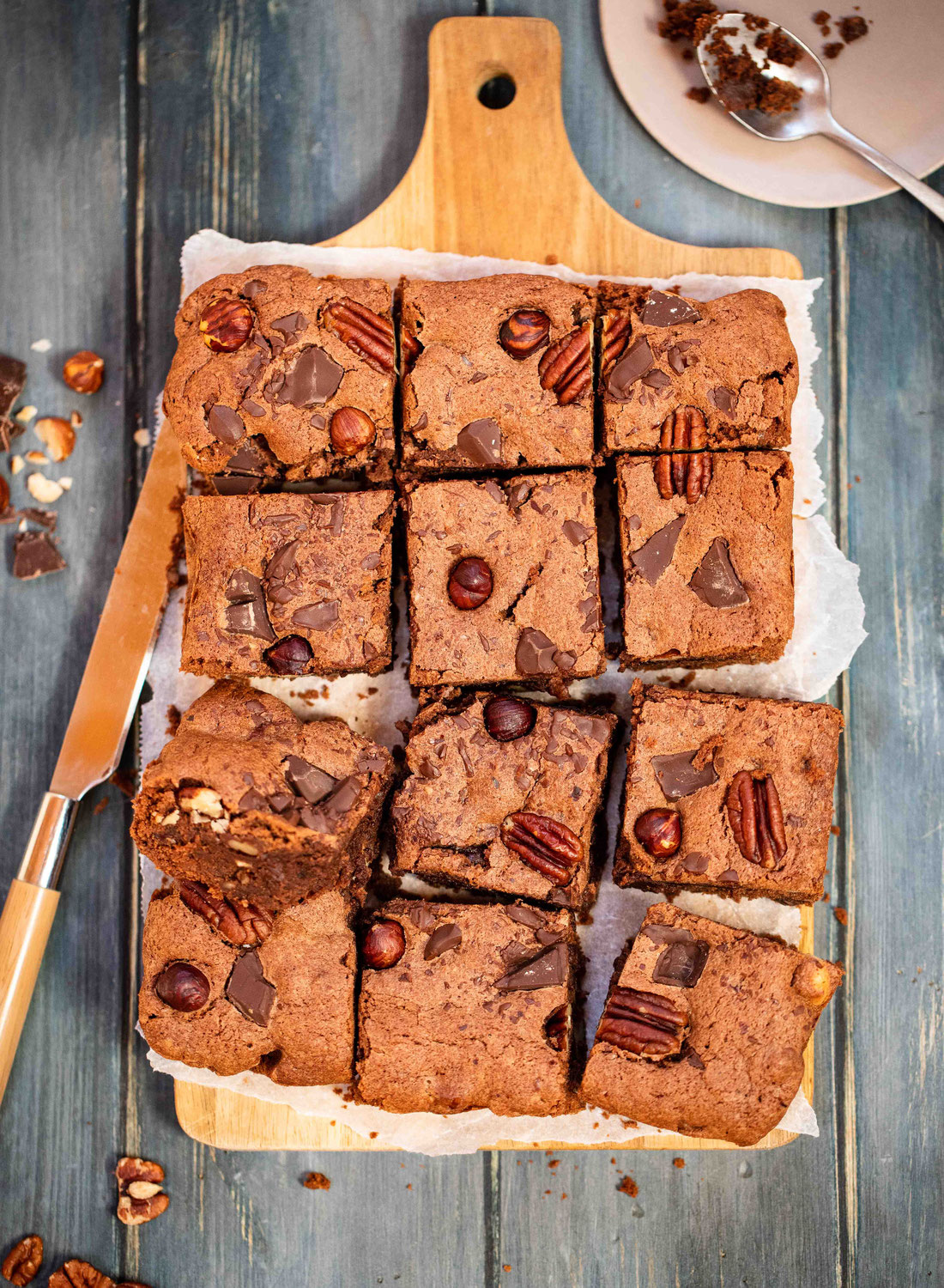 Brownie au chocolat et aux noix