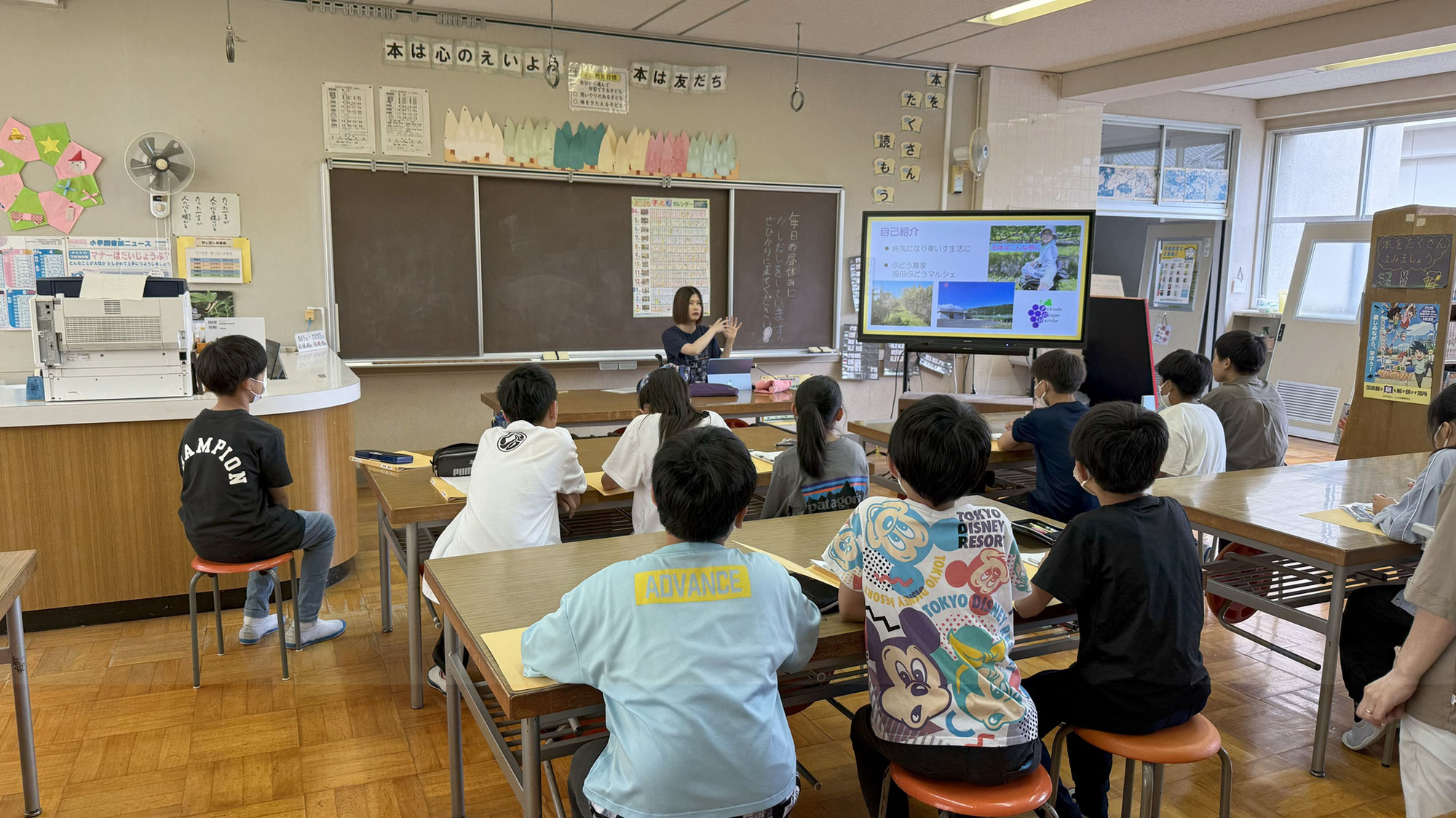 久しぶりの小学校
