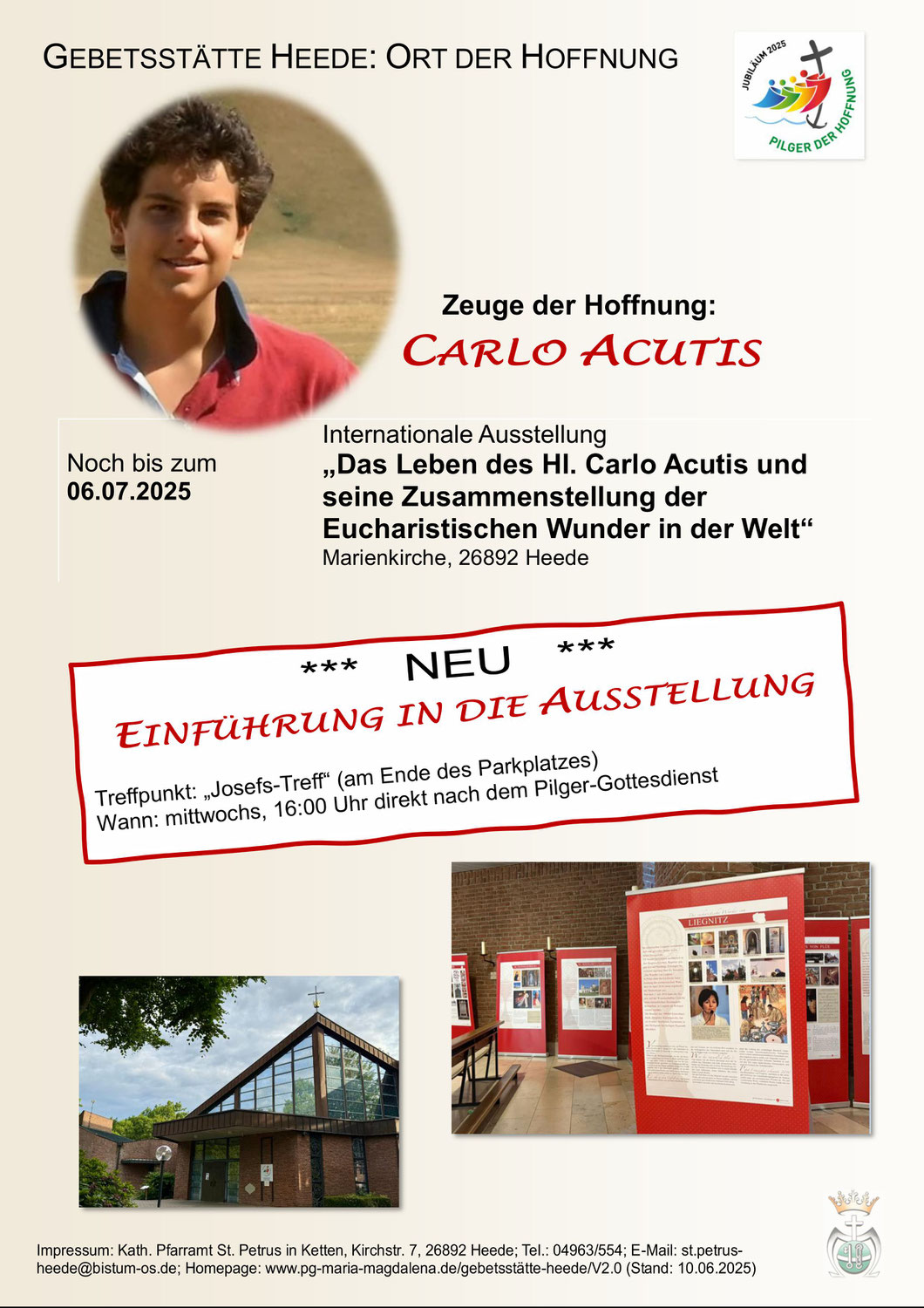 Führungen zu Carlo Acutis