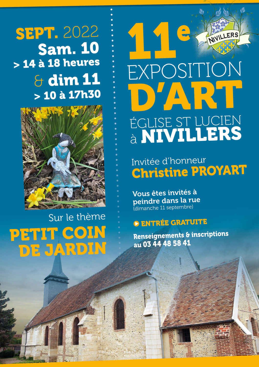 11ème exposition d'art à Nivillers - Oise
