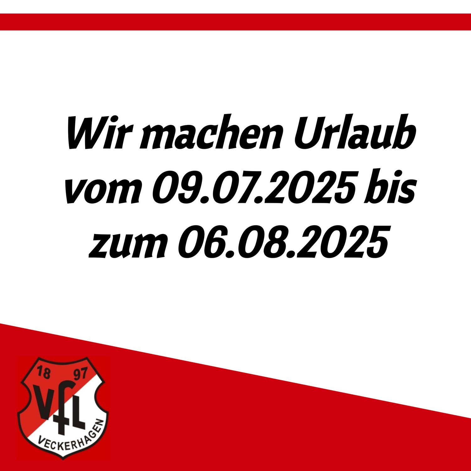 Sommerpause