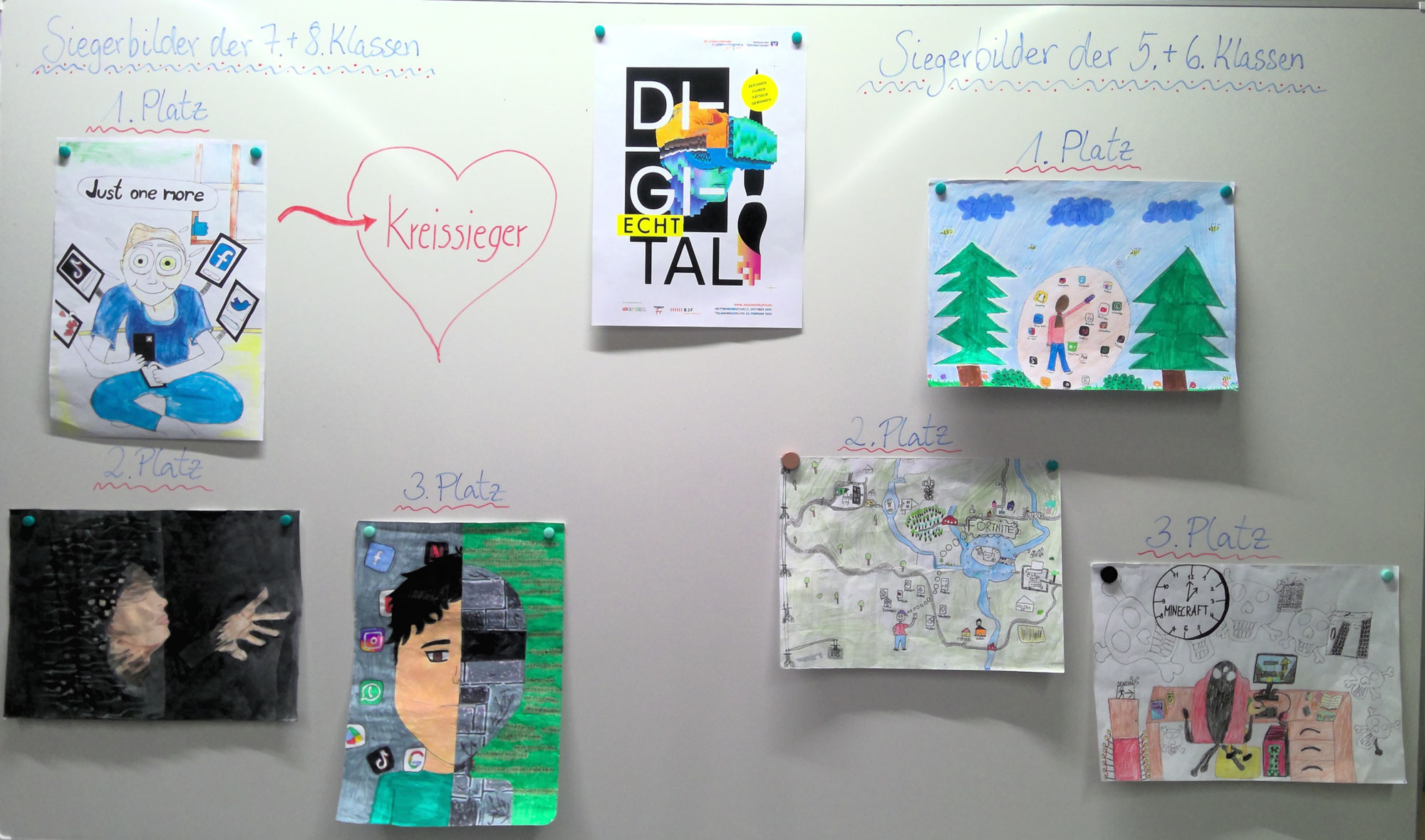 Mittelschule Landsberg am Lech stellt Kreissiegerin beim Jugendmalwettbewerb „jugend creativ“